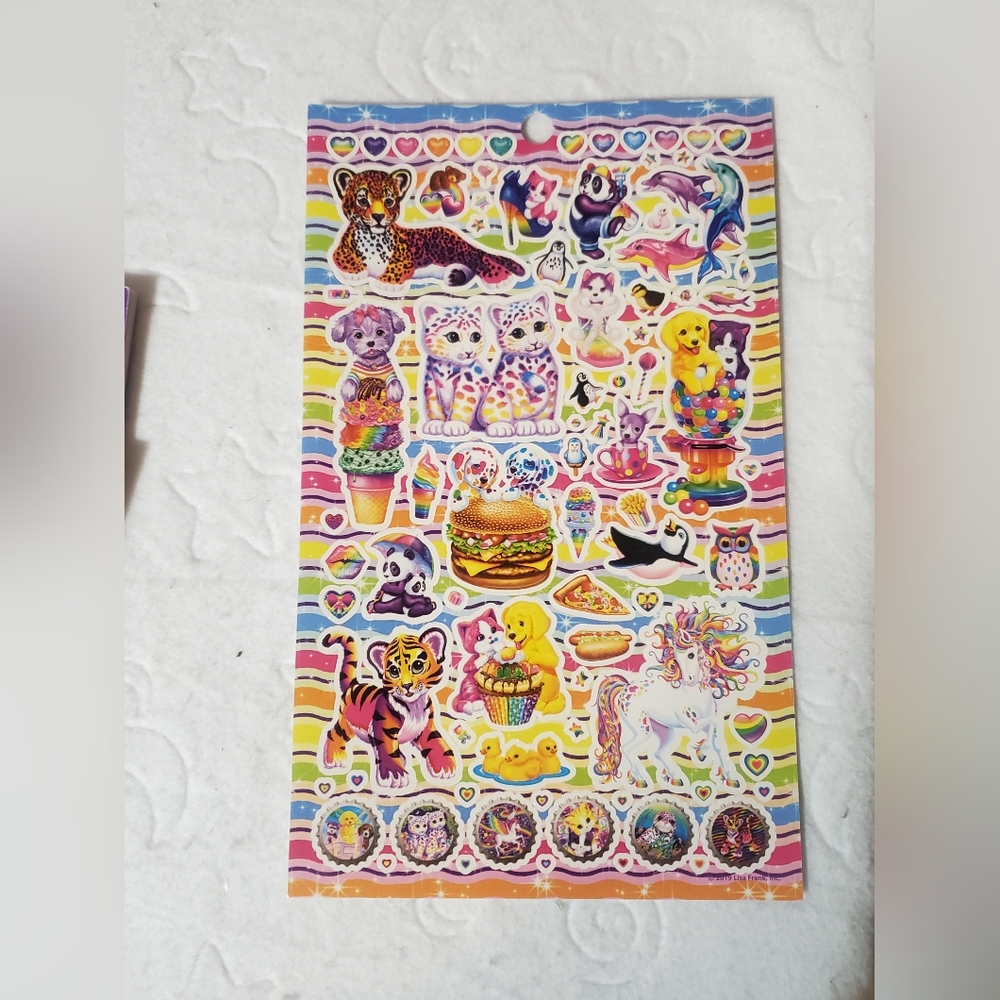 - Lisa Frank Sticker Sheet